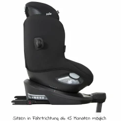 Reboarder-Kindersitz i-Spin 360 R i-Size - ab Geburt - 4 Jahre (40-105 cm) mit Isofix-Basis - Coal