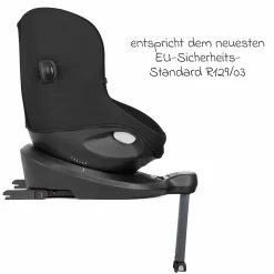 Reboarder-Kindersitz i-Spin 360 E ab 6 Monate - 4 Jahre (61 cm - 105 cm) mit Isofix-Basis - Shale - Kollektion 2025
