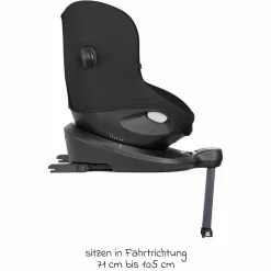 Reboarder-Kindersitz i-Spin 360 E ab 6 Monate - 4 Jahre (61 cm - 105 cm) mit Isofix-Basis - Shale - Kollektion 2025