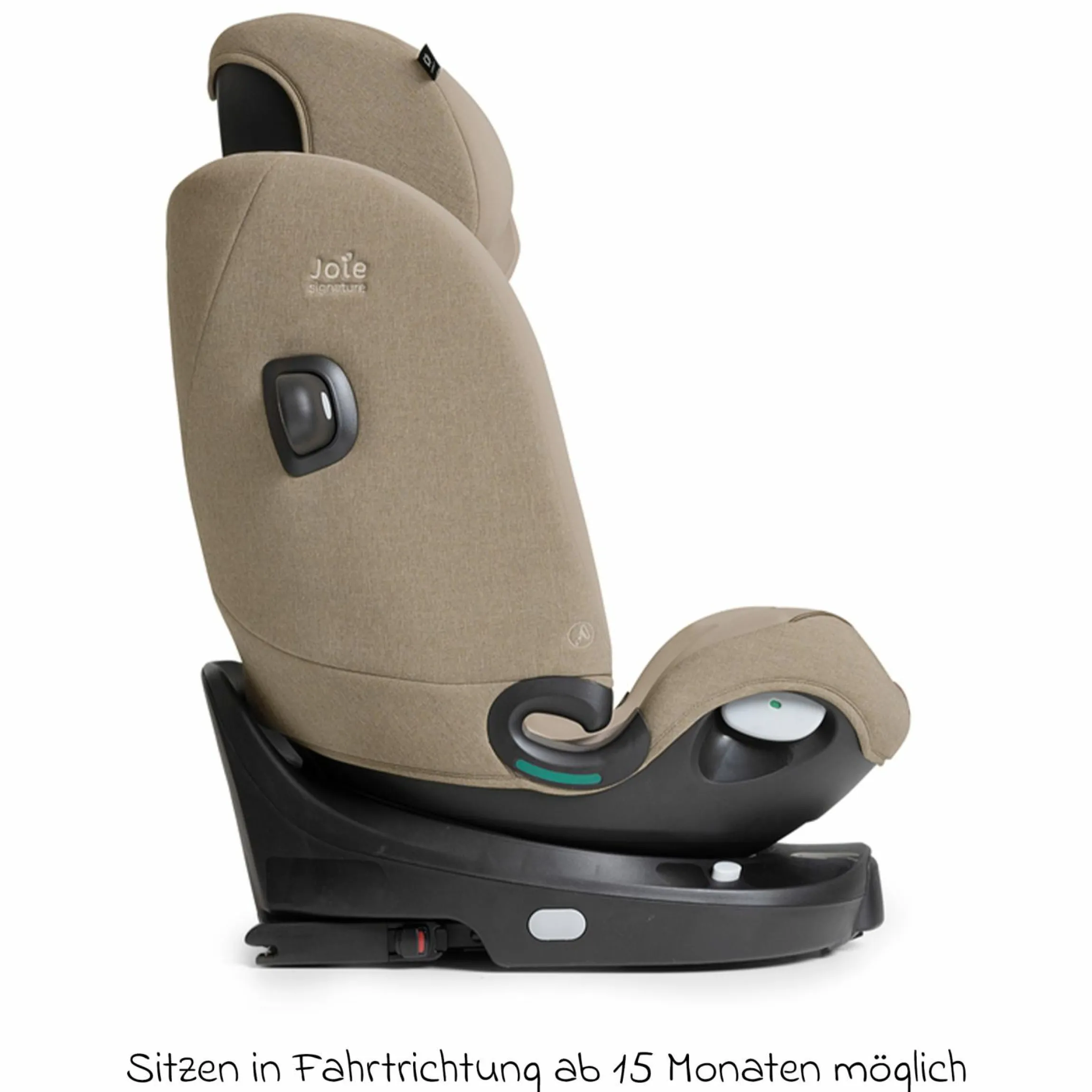 Reboarder-Kindersitz i-Spin XL i-Size 360° drehbar ab Geburt - 12 Jahre (40 cm -150 cm) inkl. Sitzverkleinerer & Isofix-Basis - Signature - Sandstone
