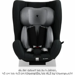 Reboarder-Kindersitz Lily i-Size ab Geburt - 4 Jahre (45 cm - 105 cm) inkl. Sitzverkleinerer - Graphite - Kollektion 2025