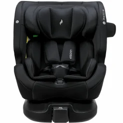 Reboarder-Kindersitz One 360 SL i-Size drehbar ab Geburt - 12 Jahre (40 cm - 150 cm) inkl. Isofix-Basis mit Stützfuß - All Black