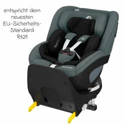 Reboarder-Kindersitz Pearl 360 ab 3 Monate - 4 Jahre (61 cm - 105 cm) 0-17,4 kg drehbar mit G-Cell-Seitenaufprallschutz - Authentic Graphite - Kollektion 2025