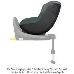 Reboarder-Kindersitz Pearl S i-Size ab 3 Monate - 4 Jahre (61 cm - 105 cm) mit Easy-in-Haken & G-Cell Seitenaufpralltechnologie - Tonal Graphite - Kollektion 2025