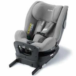 Reboarder-Kindersitz Salia 125 i-Size KID ab 3 Monate bis 7 Jahre (61 cm - 125 cm) drehbar mit Isofix-Basis - Carbon Grey - Kollektion 2025
