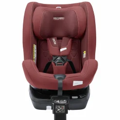 Reboarder-Kindersitz Salia 125 i-Size ab Geburt bis 7 Jahre (40 cm - 125 cm) drehbar mit Isofix-Basis - Iron Red - Kollektion 2025