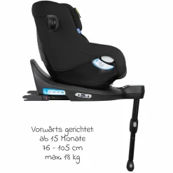 Reboarder-Kindersitz SnugGo i-Size R129 ab Geburt - 4 Jahre (40 cm - 105 cm) inkl. Sitzverkleinerer - Midnight - Kollektion 2025