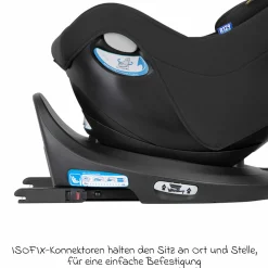 Reboarder-Kindersitz SnugGo i-Size R129 ab Geburt - 4 Jahre (40 cm - 105 cm) inkl. Sitzverkleinerer - Midnight - Kollektion 2025