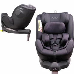 Reboarder-Kindersitz Sperber-Fix i-Size 40 cm - 105 cm / ab der Geburt bis 4 Jahre mit Isofix - Koala Grey - Kollektion 2025
