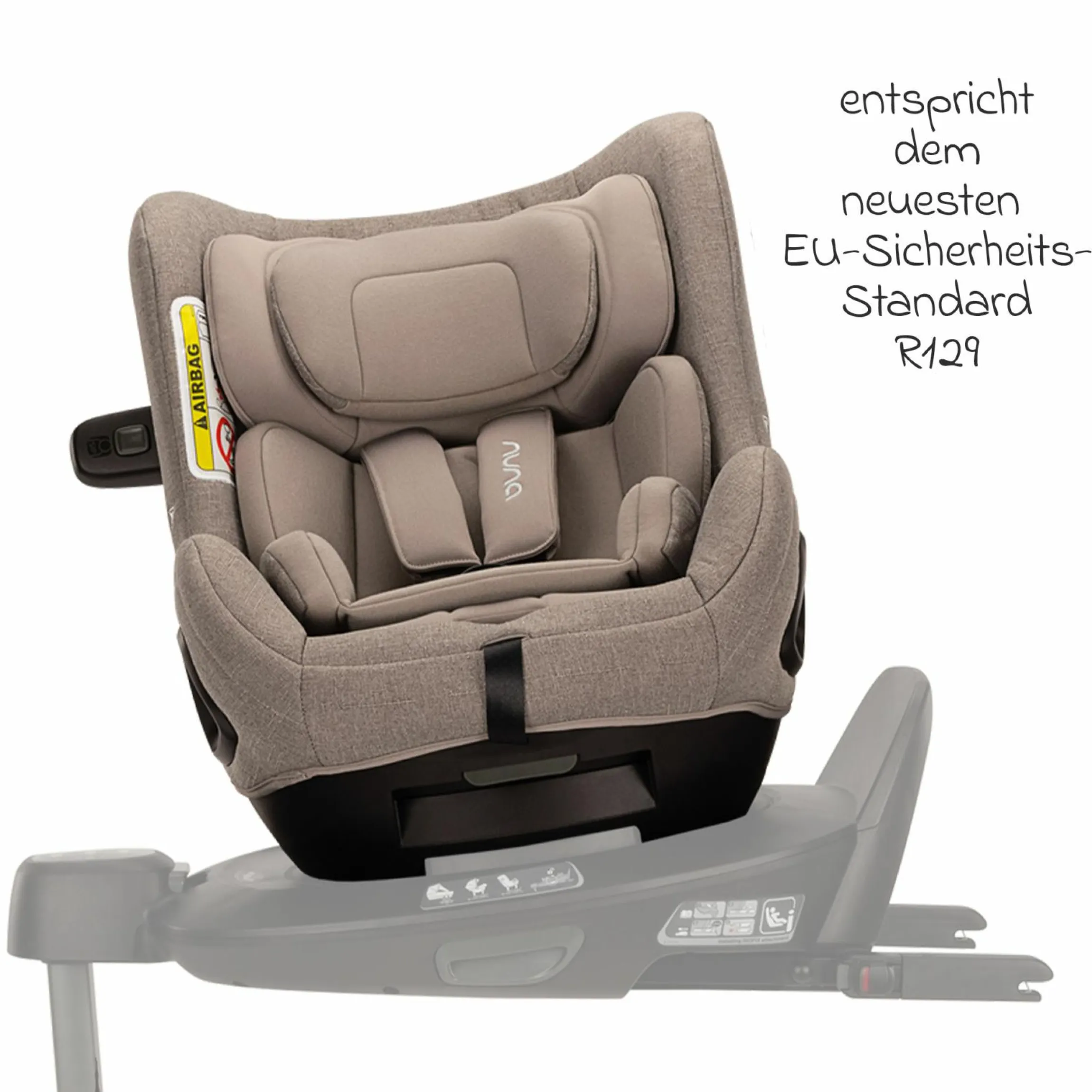 Reboarder-Kindersitz TODL next i-Size 360° drehbar ab Geburt bis 4 Jahre (40 cm - 105 cm) inkl. Sitzverkleinerer - Cedar - Kollektion 2025