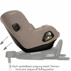 Reboarder-Kindersitz TODL next i-Size 360° drehbar ab Geburt bis 4 Jahre (40 cm - 105 cm) inkl. Sitzverkleinerer - Cedar - Kollektion 2025