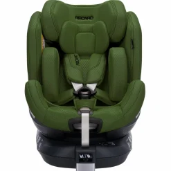 Reboard-Kindersitz Xenon 1 drehbar ab Geburt - 7 Jahre (40 cm - 125 cm) mit Sitzverkleinerer inkl. Isofix-Basis mit Stützfuß - Epic Green