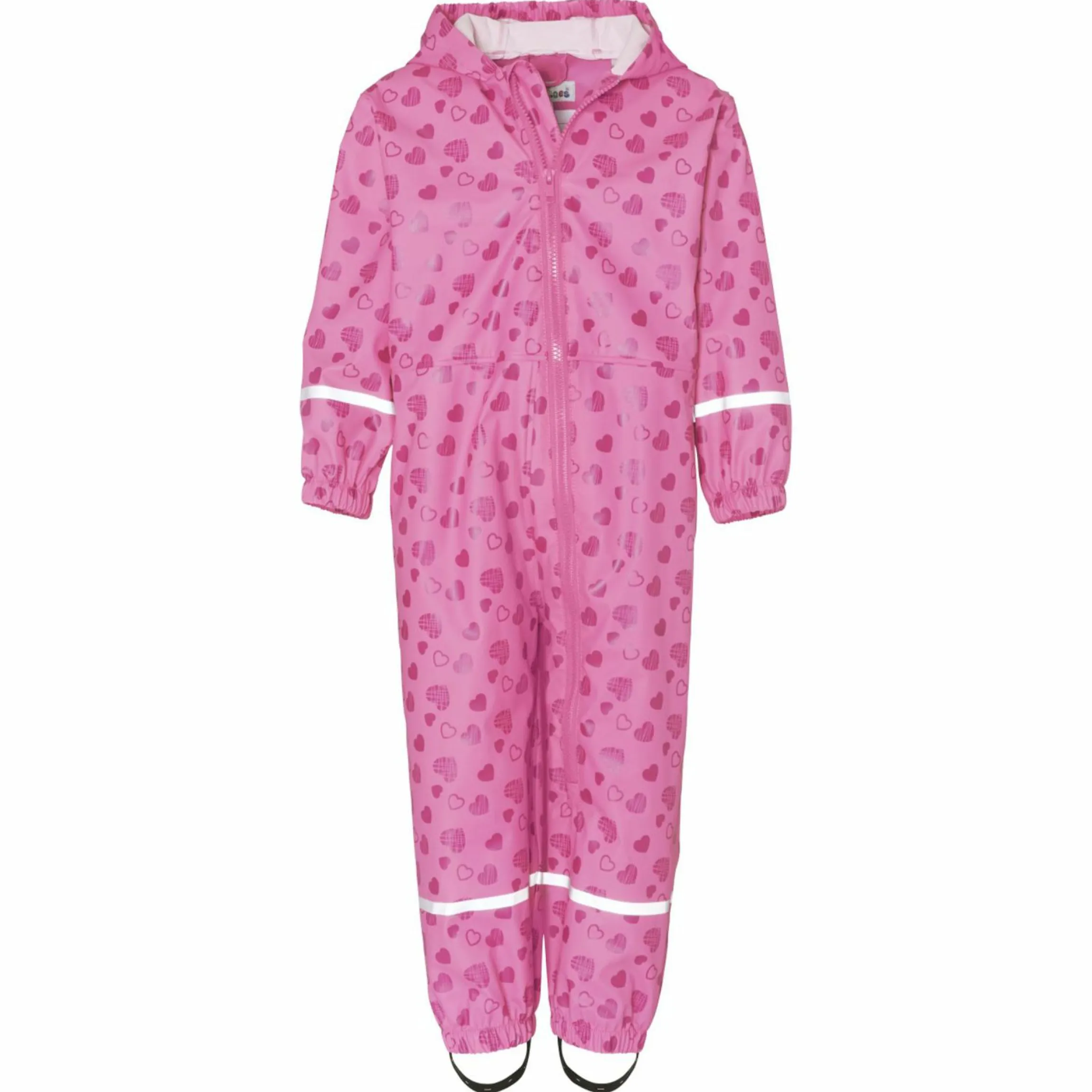 Regenanzug - Herzchen Allover - Pink - Gr. 74