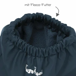 Regenfüßlinge mit Fleecefutter - Marine - Gr. M