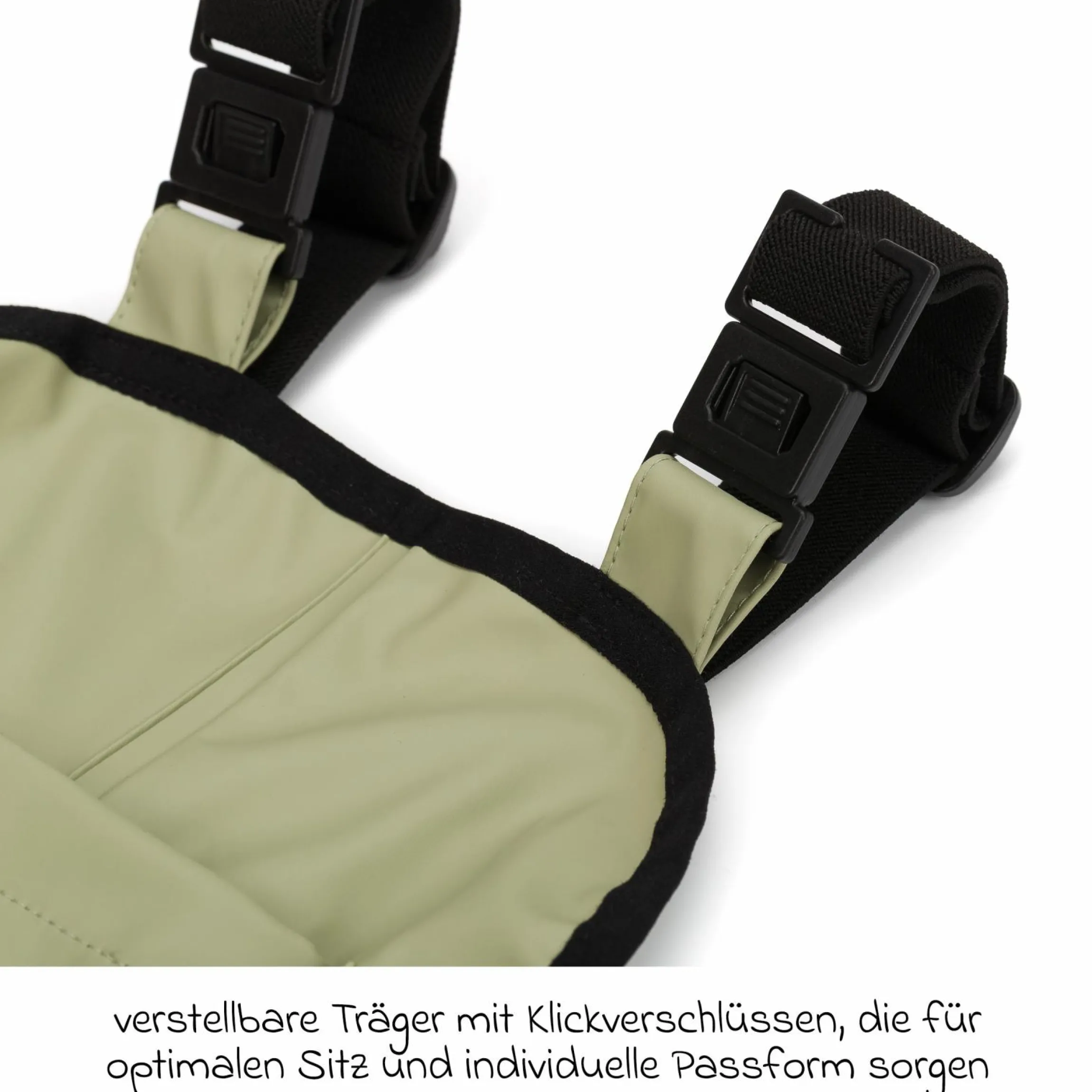 Regenhose windicht, wasserabweisend, atmungsaktiv mit versiegelten Nähten und elastichen Beinabschlüsse - Salbei - Gr. 98/104