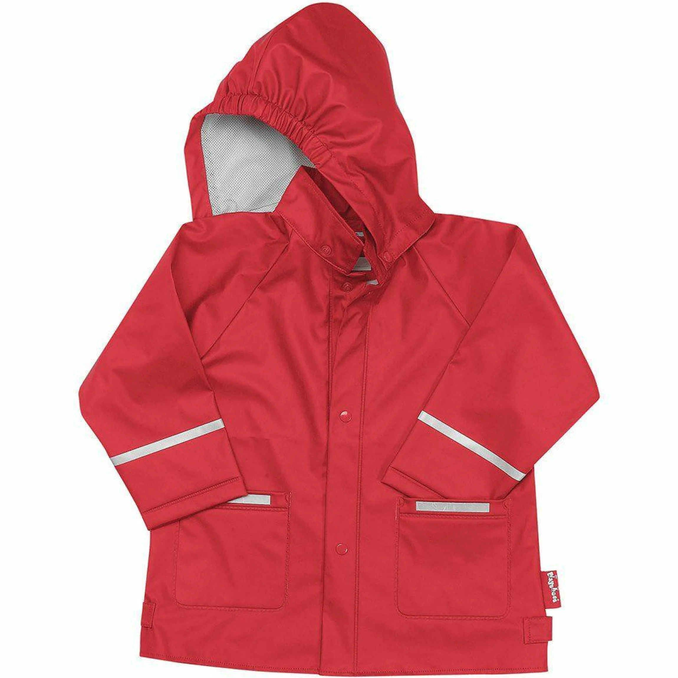Regen-Jacke mit Reflektoren - Rot - Gr. 92