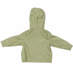 Regenjacke windicht, wasserabweisend, atmungsaktiv mit Kapuze und versiegelten Nähten - Salbei - Gr. 98/104