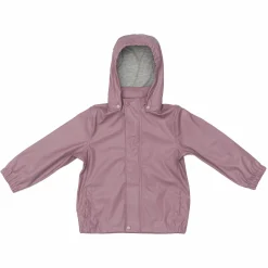 Regenjacke windicht, wasserabweisend, atmungsaktiv mit Kapuze und versiegelten Nähten - Rose - Gr. 98/104
