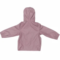 Regenjacke windicht, wasserabweisend, atmungsaktiv mit Kapuze und versiegelten Nähten - Rose - Gr. 98/104