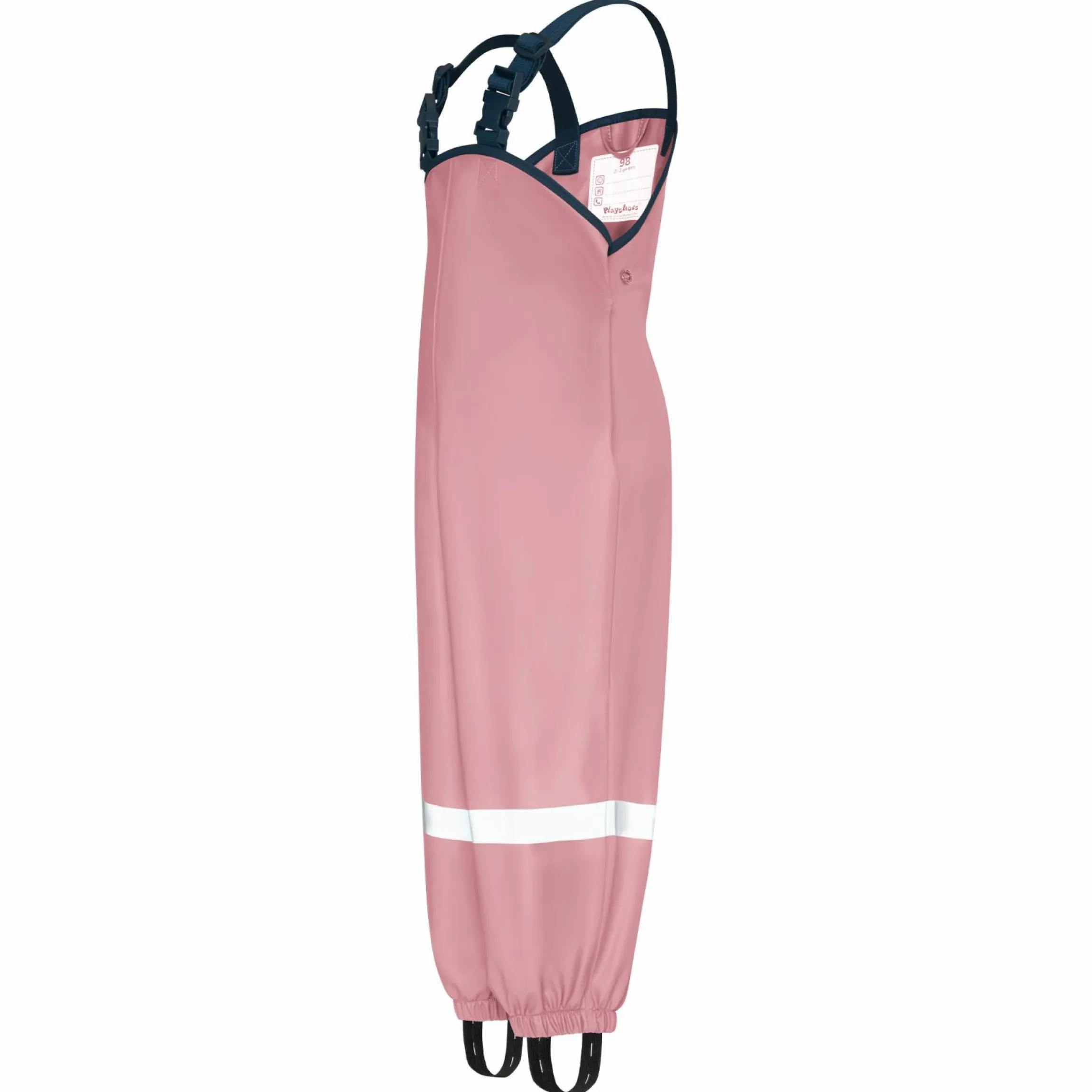 Regen-Latzhose - Rosa - Gr. 92