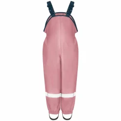 Regen-Latzhose mit Fleecefutter - Rosa - Gr. 92