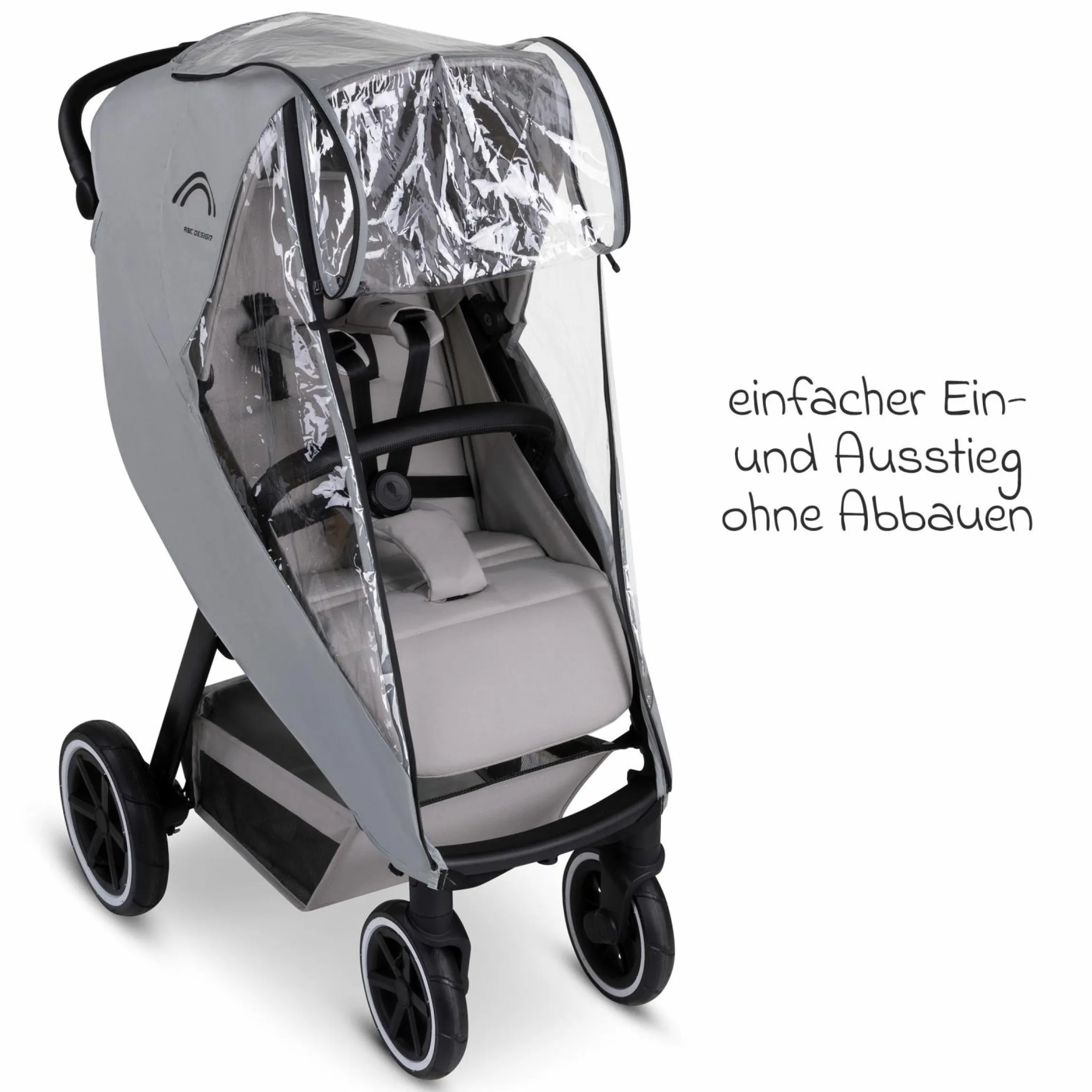 Regenschutz 4 Seasons Sport für Buggys - Grey - Kollektion 2025