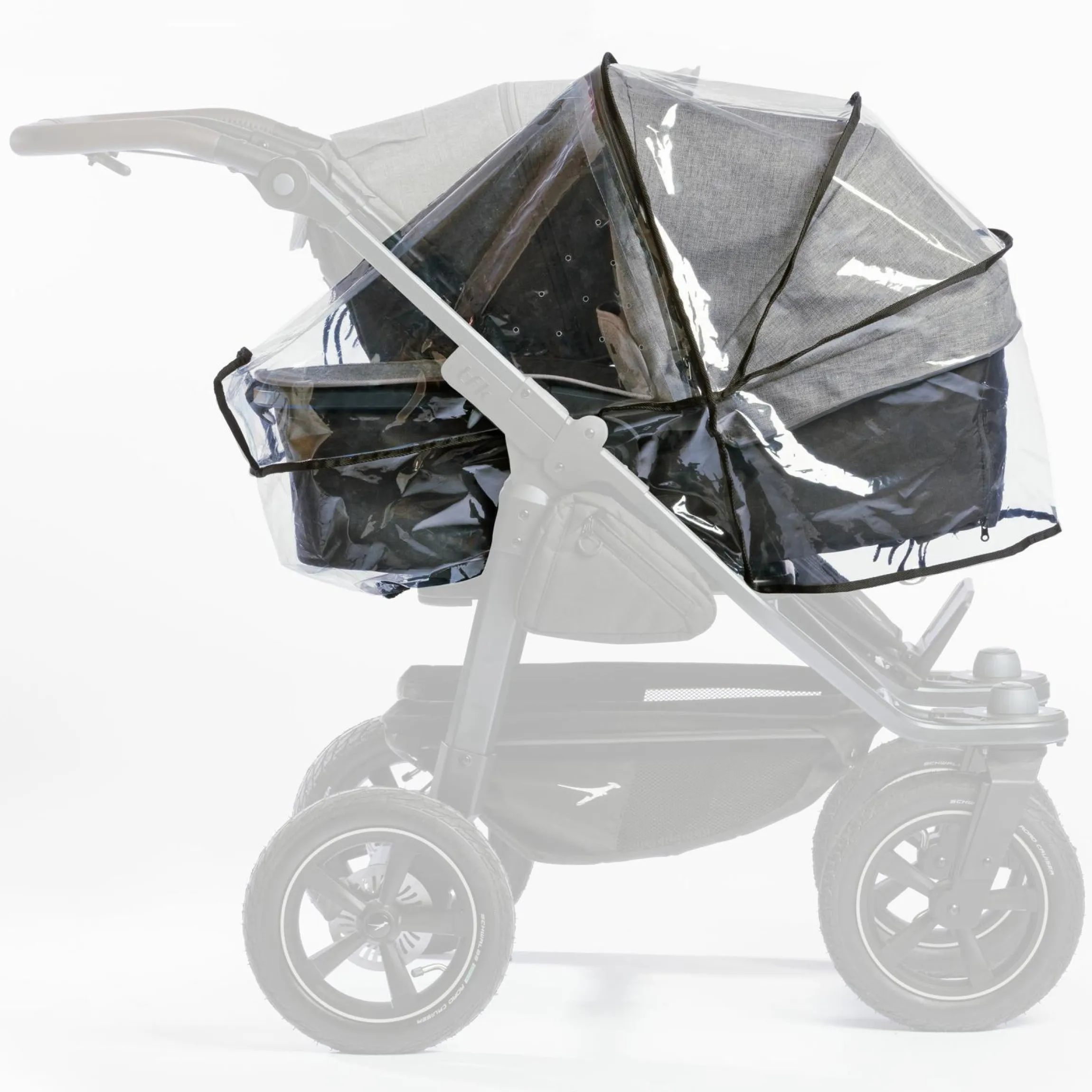 Regenschutz für eine Duo 2 Kombi-Einheit (Wanne + Sitz) - Kollektion 2025