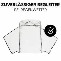 Regenschutz für Fahrradanhänger Bike N Walk Duo Raincover