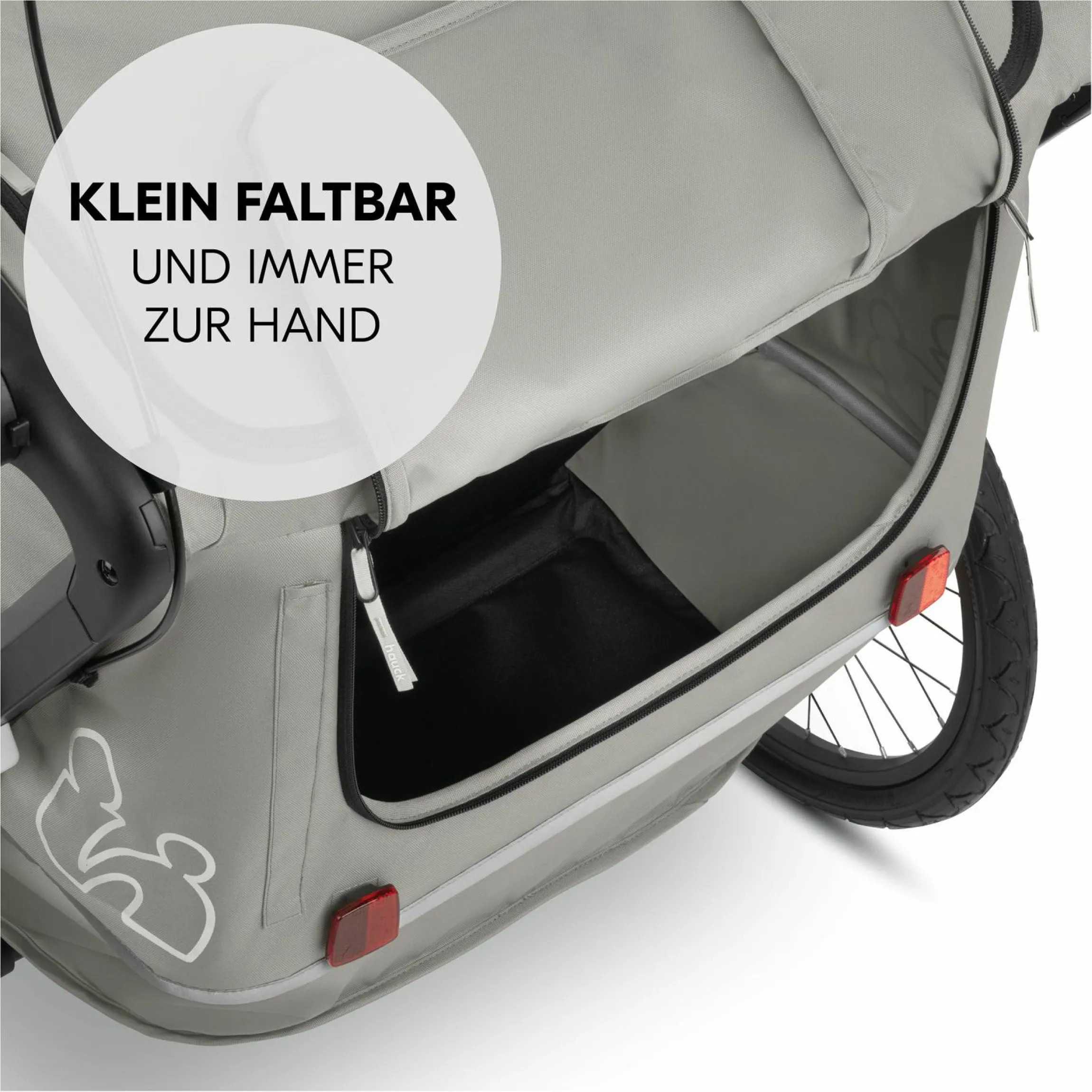 Regenschutz für Fahrradanhänger Bike N Walk Duo Raincover