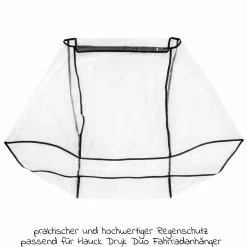 Regenschutz für Fahrradanhänger Dryk Duo Raincover