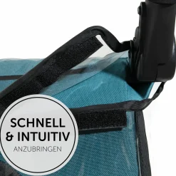 Regenschutz für Fahrradanhänger Dryk Duo Raincover