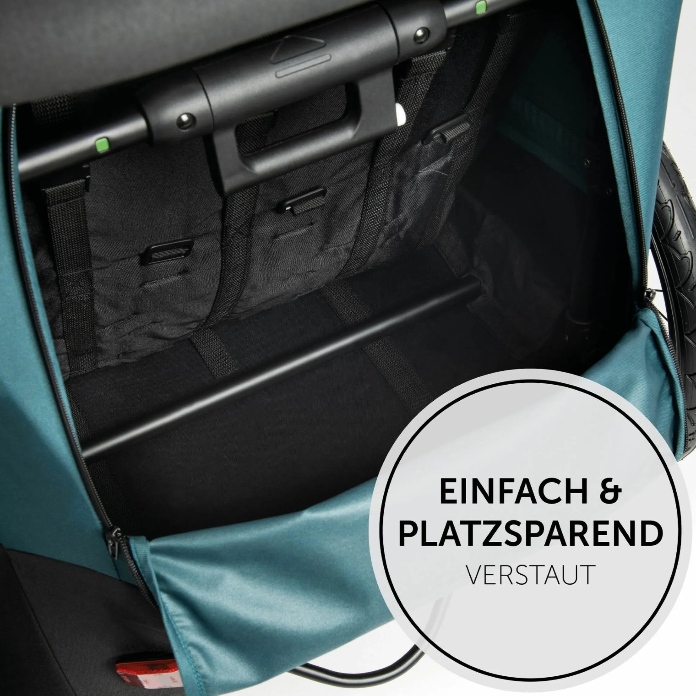 Regenschutz für Fahrradanhänger Dryk Duo Raincover