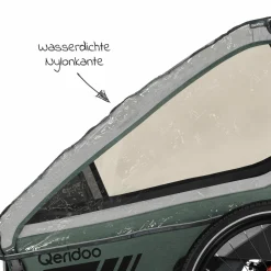 Regenschutz für Fahrradanhänger Kidgoo 1