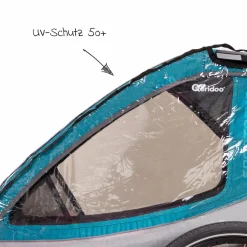 Regenschutz für Fahrradanhänger QUPA 2 / Sportrex 2