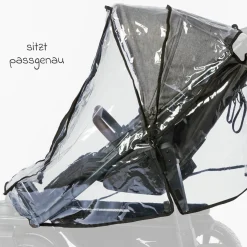 Regenschutz für zwei Duo 2 Sportsitze - Kollektion 2025