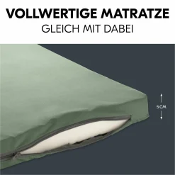 Reisebett & Laufgitter Sleep N Play SQ Set mit Komfort-Matratze + Insektenschutz + Buch