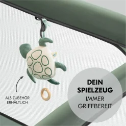 Reisebett & Laufgitter Sleep N Play SQ Set mit Komfort-Matratze + Insektenschutz + Buch