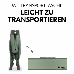 Reisebett & Laufgitter Sleep N Play SQ Set (mit Komfort-Matratze & seitlichem Einstieg) - Dark Green
