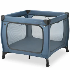 Reisebett & Laufgitter Sleep N Play SQ Set (mit Komfort-Matratze & seitlichem Einstieg) - Dark Blue
