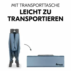 Reisebett & Laufgitter Sleep N Play SQ Set (mit Komfort-Matratze & seitlichem Einstieg) - Dark Blue