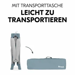 Reisebett Dream N Play Plus (mit seitlichem Einstieg) - Dusty Blue