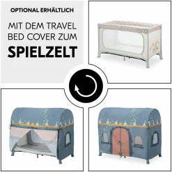Reisebett Dream N Play Plus - Pooh Friends - Beige