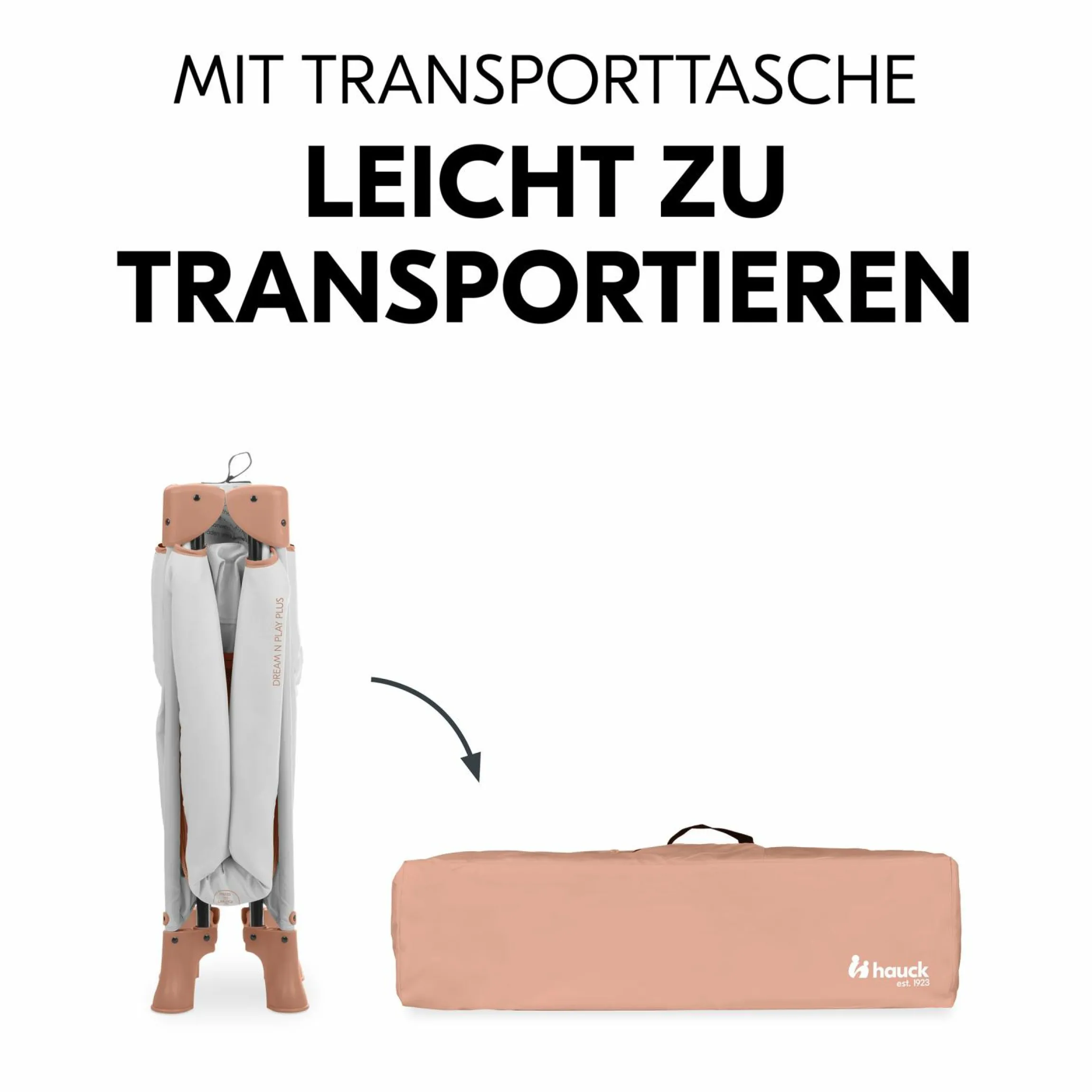 Reisebett Set Dream N Play Plus inkl. Spielzelt, Alvi Reisebett-Matratze & Insektenschutz - Dusty Cork / Palace