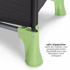 Reisebett Set Dream'n Play - mit Alvi Reisebett Matratze Komfort (schadstoffgeprüft, faltbar, 6 cm Höhe) - Waterblue