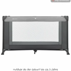 Reisebett Soft Dreams ab Geburt bis 15 kg mit Matratze inkl. Transporttasche - Navy Blue