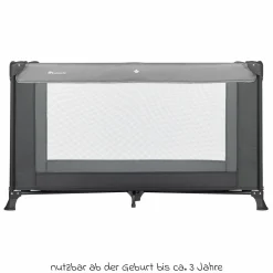 Reisebett Soft Dreams ab Geburt bis 15 kg mit Matratze inkl. Transporttasche - Tinted Graphite