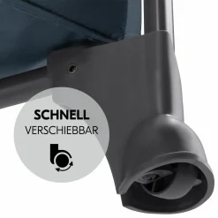 Reisebett Sparset Play N Relax Center inkl. Komfort Matratze, Einhang, Wickelauflage & Moskitonetz - Dark Blue