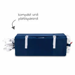Reisebett Travel mit seitlichem Einstieg inkl. Transportasche 120 x 60 cm - Royal Blau