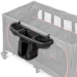 Reisebett-Einhang & Pflegebox - Basic Black