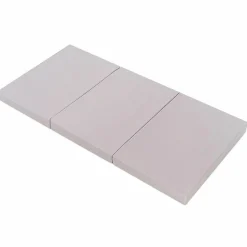 Reisebettmatratze Komfort - 60 x 120 cm / Höhe 6 cm, atmungsaktiv, waschbar, schadstoffgeprüft - Grau